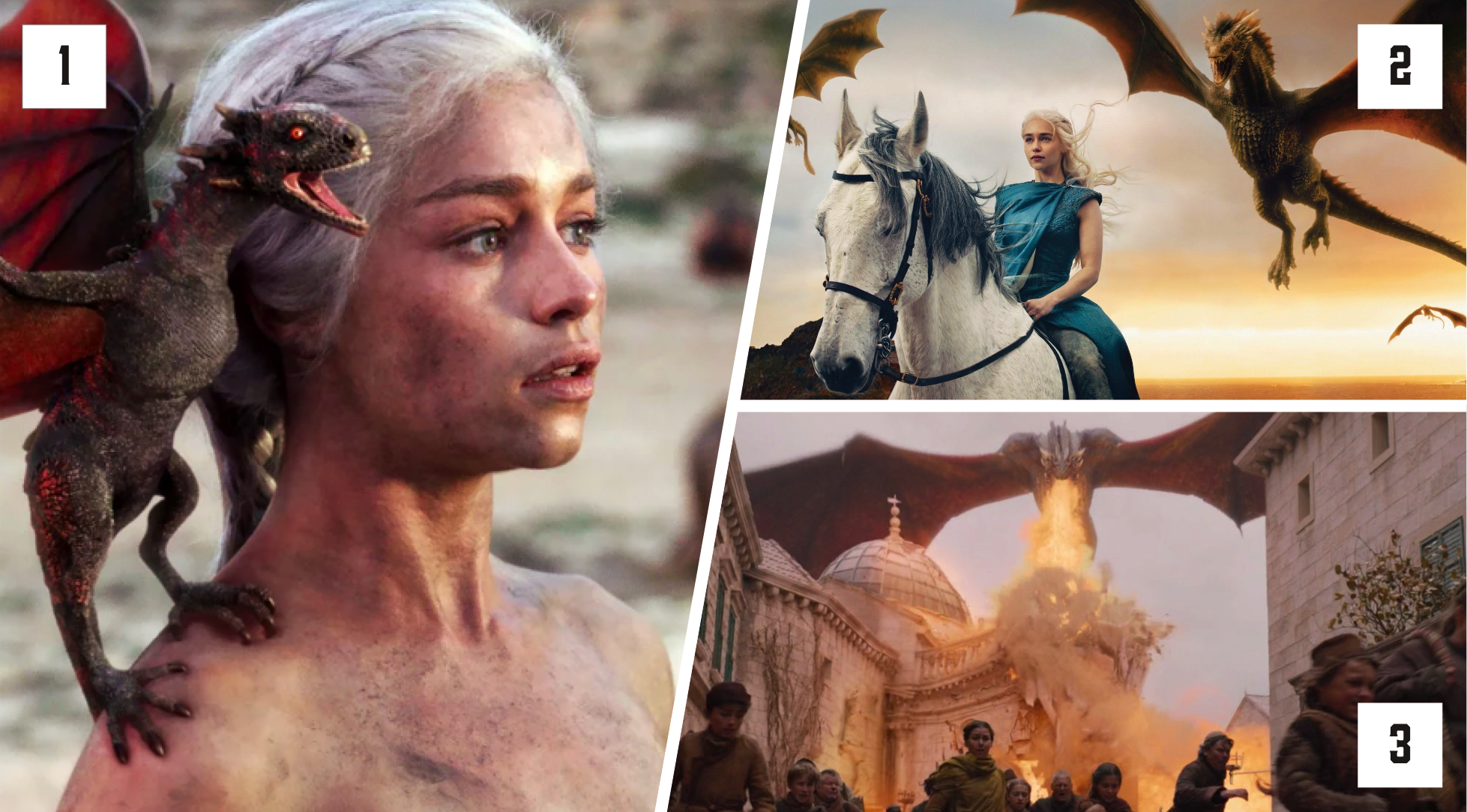 Game of Thrones stages of dragons